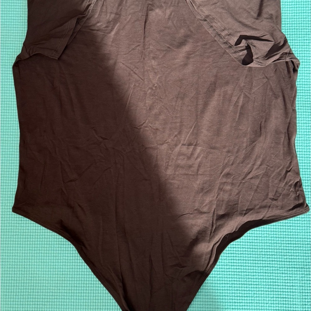 Brown Short sleeve  Bodysuit